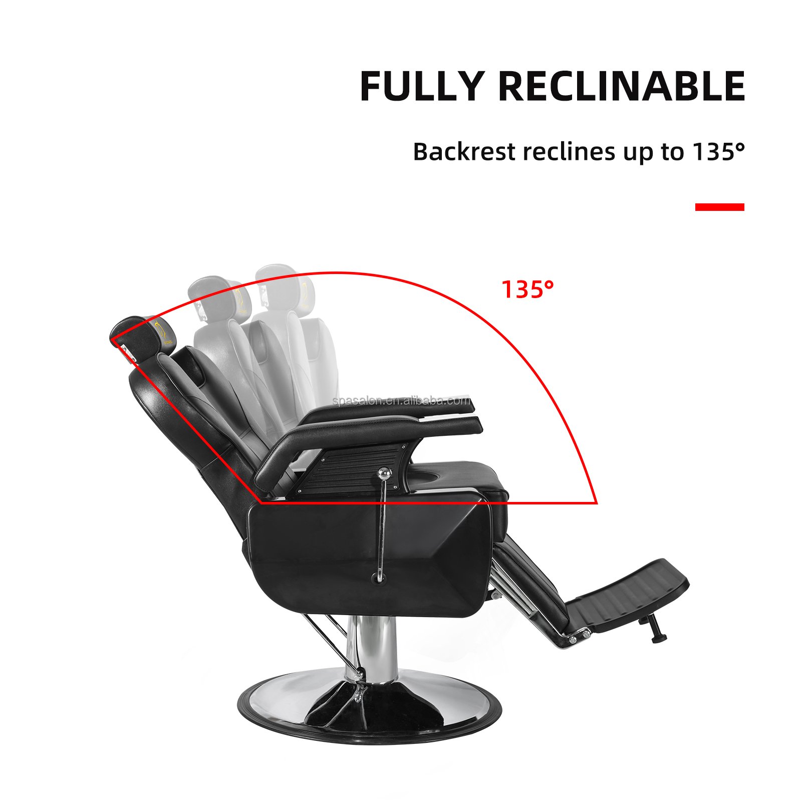 Heavy duty beauty barber chair for barbershop hydraulic chair barber salon furniture hairdressing chair
