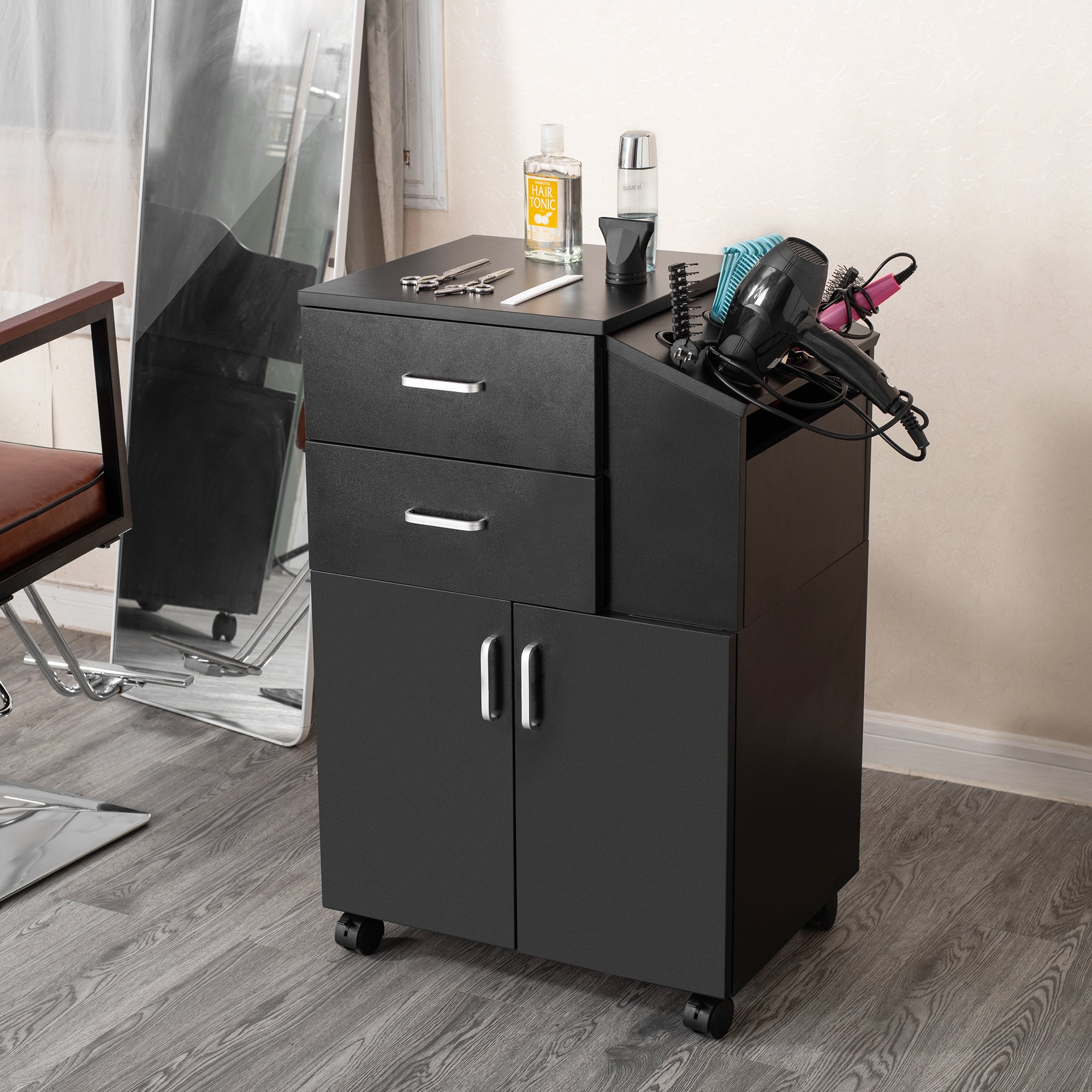 save things storage hot sale black barber shop salon equipment hair salon trolley cart