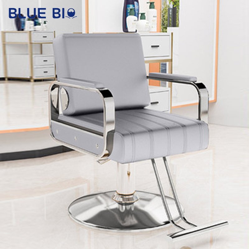 High-quality Grey Multifunctional Beauty Salon Hair Salon Chair Head Massage Chair Hairdressing Barber Chair