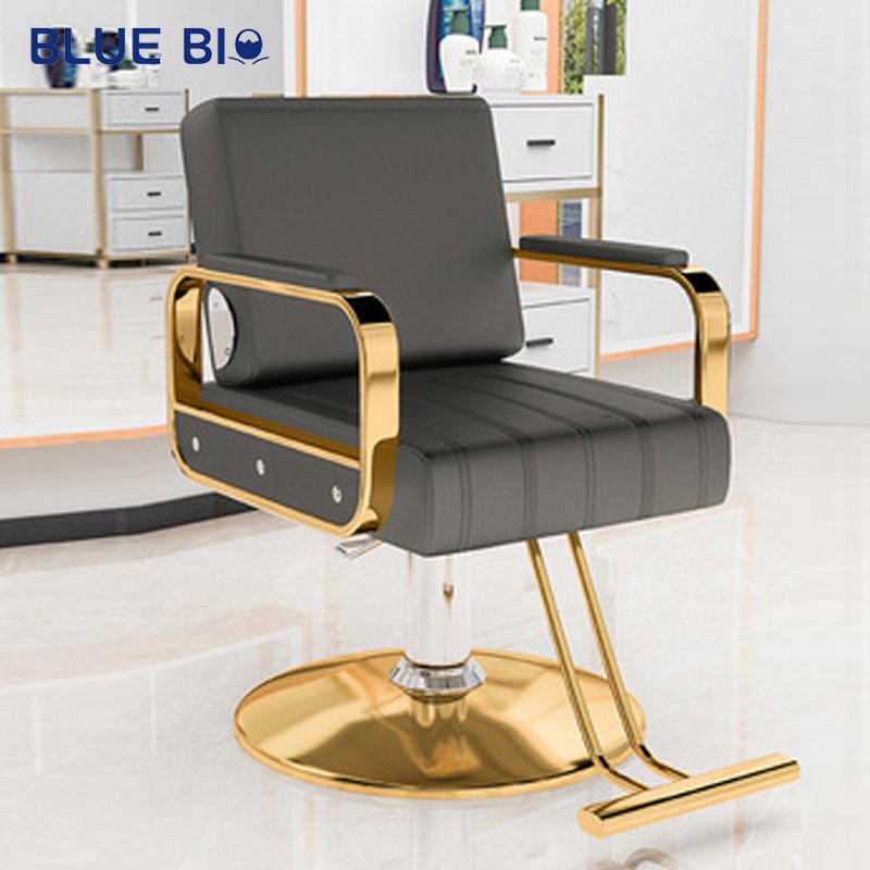 High-quality Grey Multifunctional Beauty Salon Hair Salon Chair Head Massage Chair Hairdressing Barber Chair