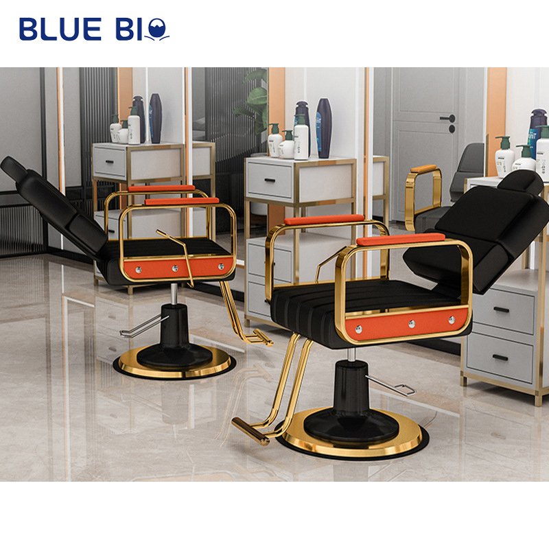 High-quality Grey Multifunctional Beauty Salon Hair Salon Chair Head Massage Chair Hairdressing Barber Chair