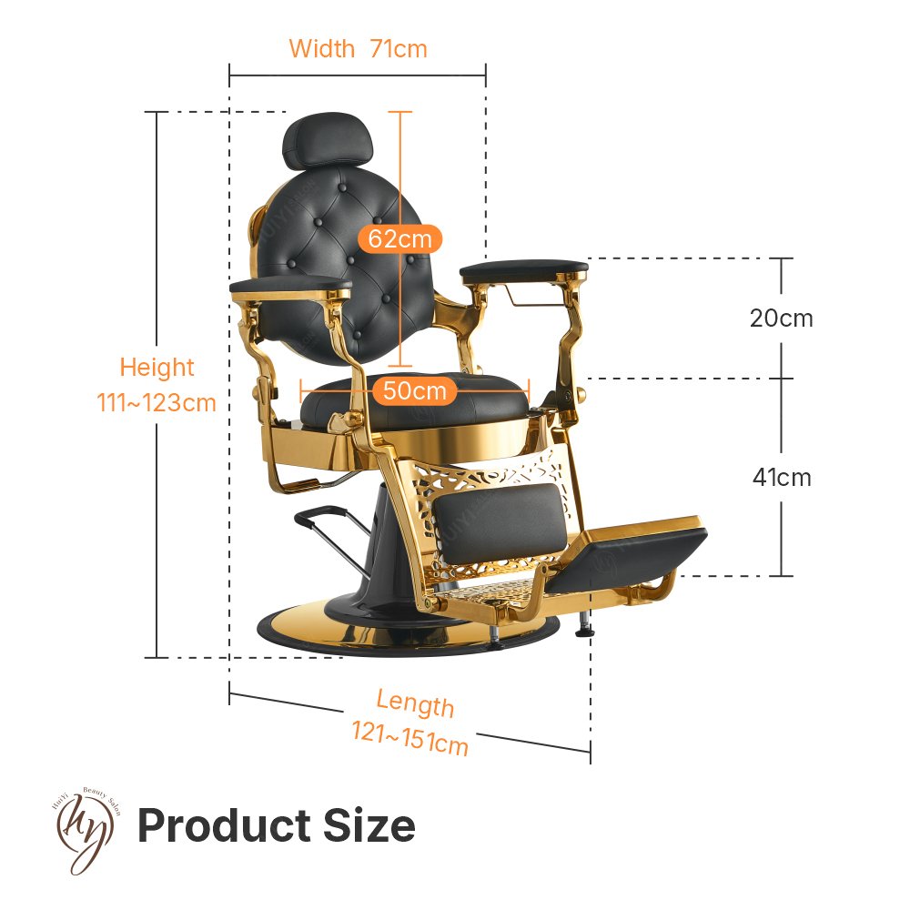 BC8868 Antique Hair Salon Equipment Hydraulic Barber Chair