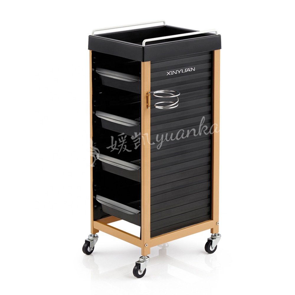 Barber shop equipment special plastic trolleybeauty salon equipment rolling mobile tool car