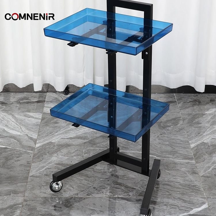 Wholesale High Quality Hair Salon Trolley With Five Drawer Rotary Storage Salon Trolley Hairdressing Facial Beauty Trolley