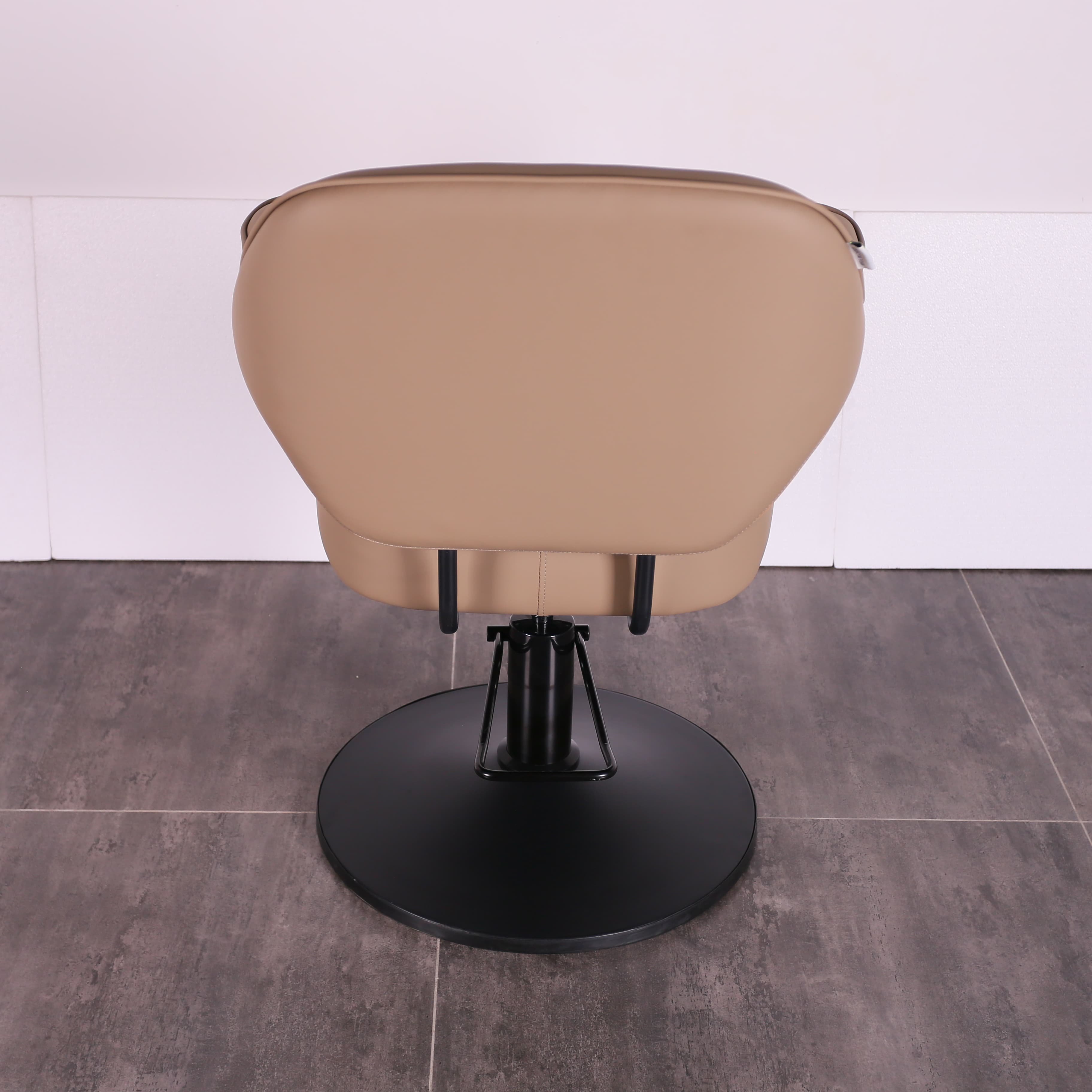 Make Up Barber Supplies Hair Chair BarberShop Hair Styling Salon Furniture Chair Black Metal Hair Cutting Salon Barber Chair
