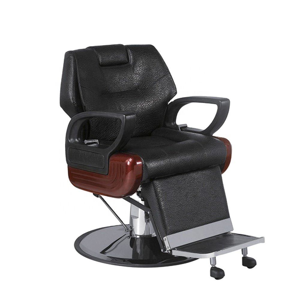 Manual control classic barber chair