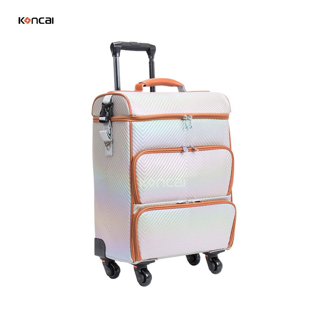 Hot Sale Multi-Layer Nail Trolley Box Large Capacity Makeup Nail Organizer Trolley Case