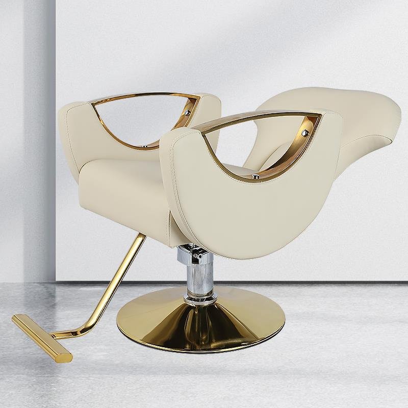 Hot selling salon furniture reclining barber chair adjustable golden barber chair beauty salon