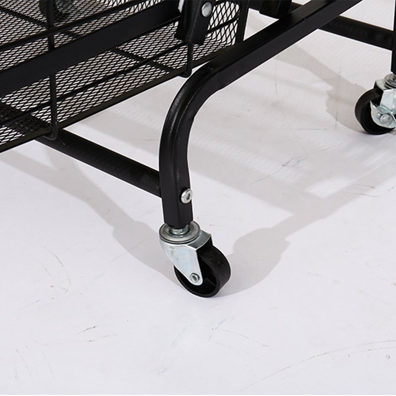 Multifunction Storage Shelf Rack Vegetable Rack Kitchen Storage Fruit Basket Rolling Metal Trolley Cart Storage
