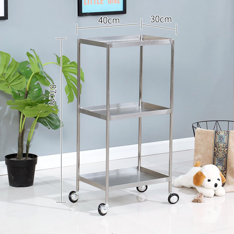 New beauty salon stainless steel tattoo embroidery cart