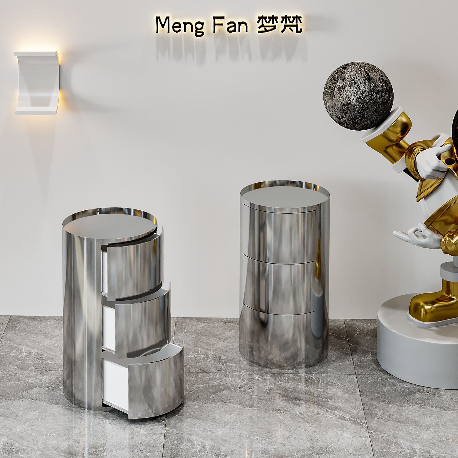 New hair styling tool cabinet, hair salon specific storage stainless steel cabinet, tool table shelf, hair salon tool cabinet