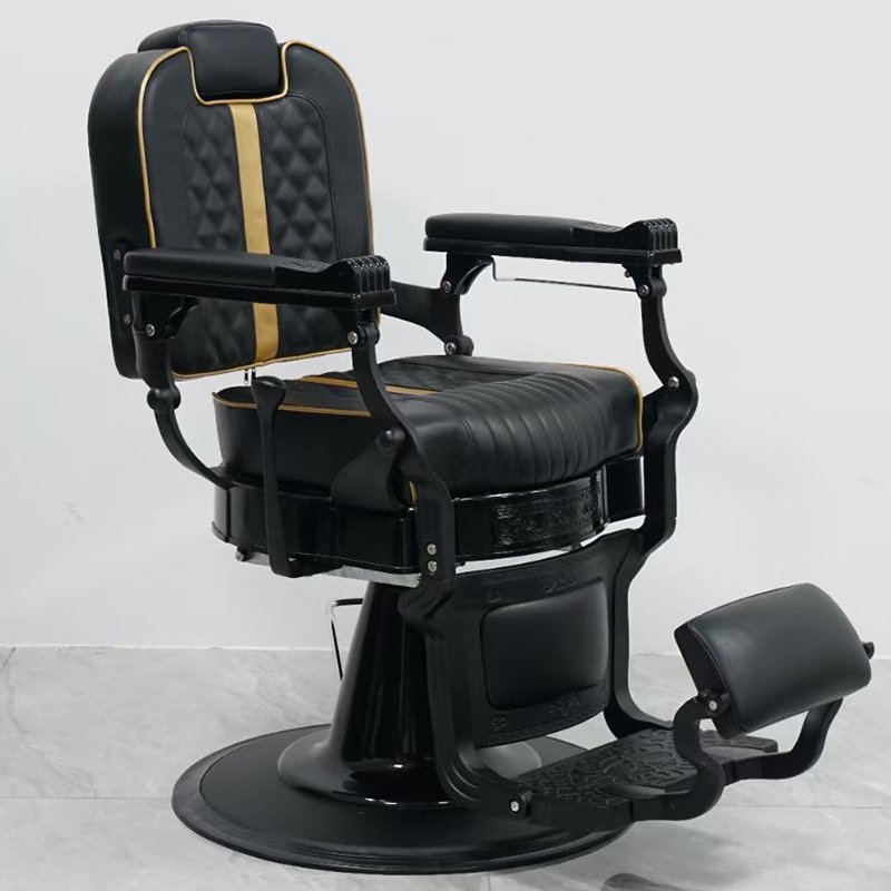 Luxury Comfortable Synthetic Leather Black Barber Chair from Factory for Hair/Beauty/Nail Salons