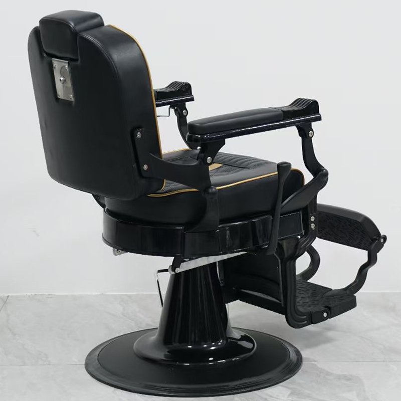Luxury Comfortable Synthetic Leather Black Barber Chair from Factory for Hair/Beauty/Nail Salons