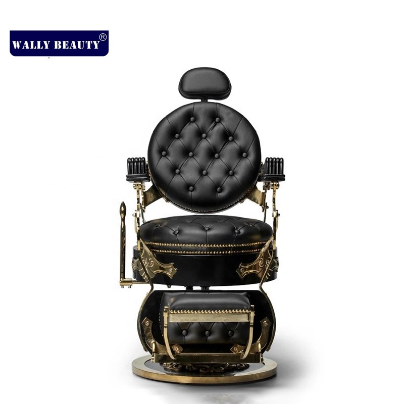 Wholesale beauty salon gole hairdresser chair hydraulic barber chair hair salon furniture