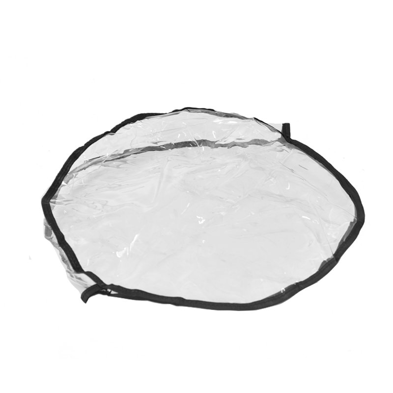 Round Barber Chair Professional Clear Protective Cover Chair Back Cover for Barber Salon SPA