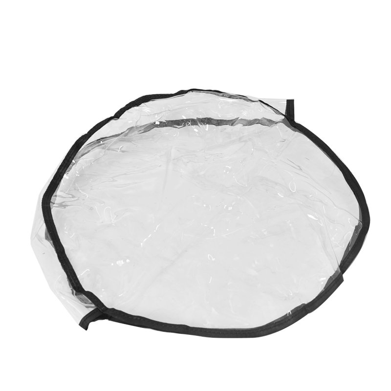 Round Barber Chair Professional Clear Protective Cover Chair Back Cover for Barber Salon SPA