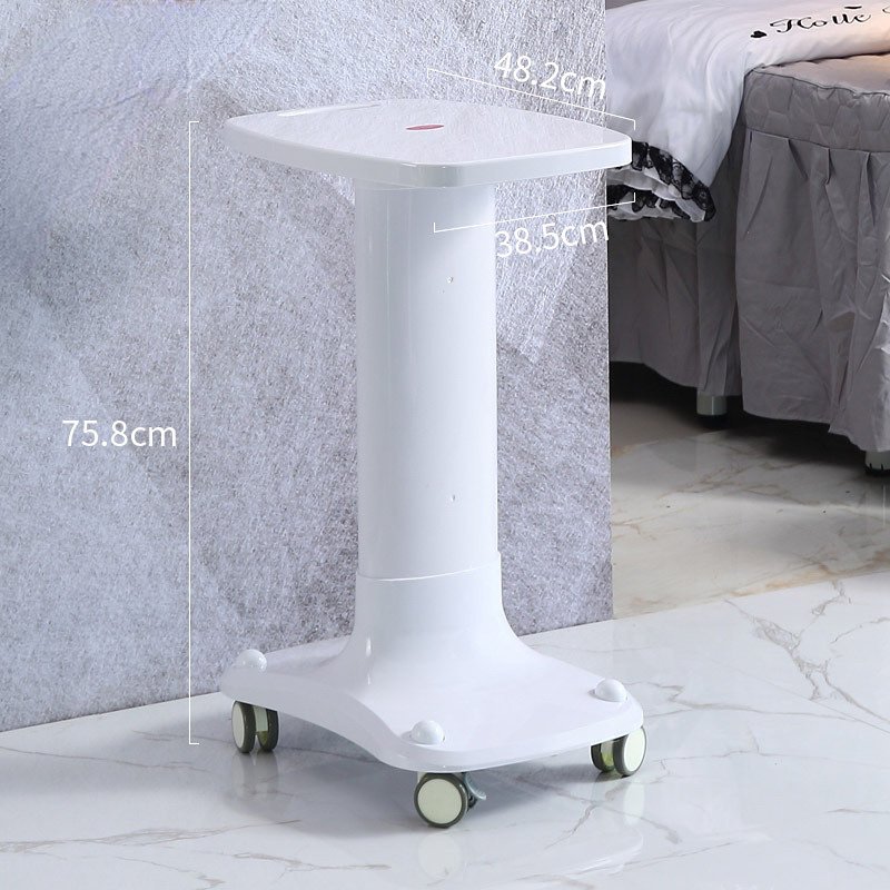 Factory Made Cheap Price Portable Facial Beauty Machine Cart Salon Four Rolling Stand Wheels Beauty Trolley