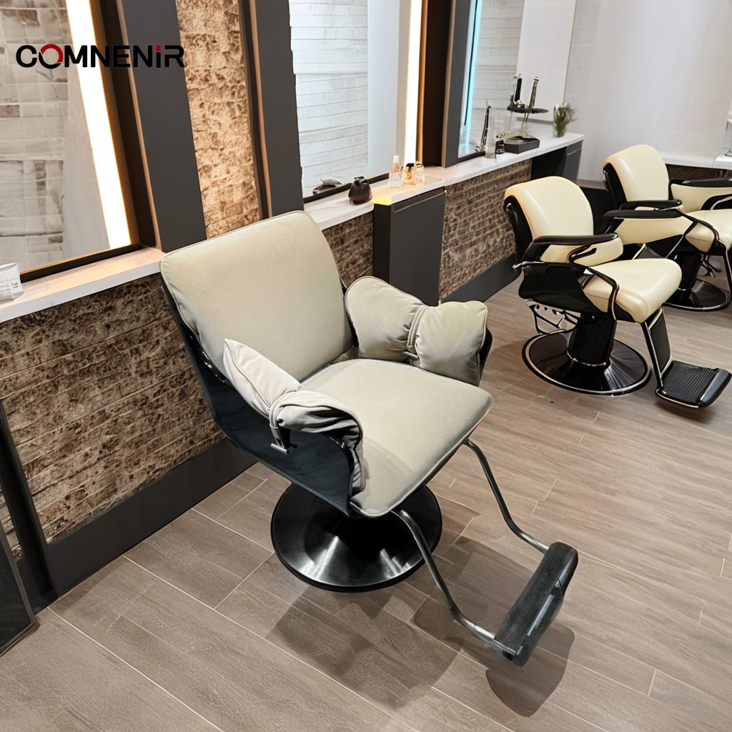 Unique design white leather styling chairs Portable Beauty Salon barber Chair