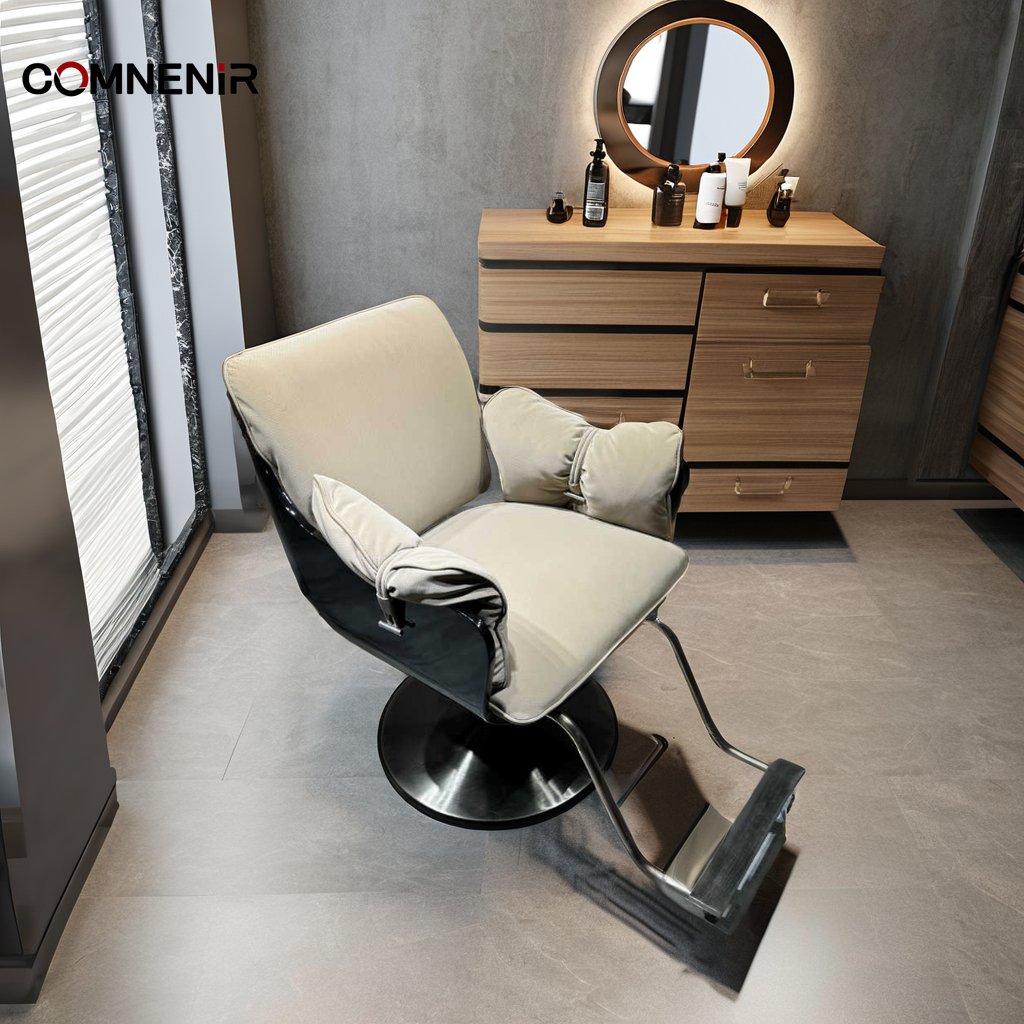 Unique design white leather styling chairs Portable Beauty Salon barber Chair