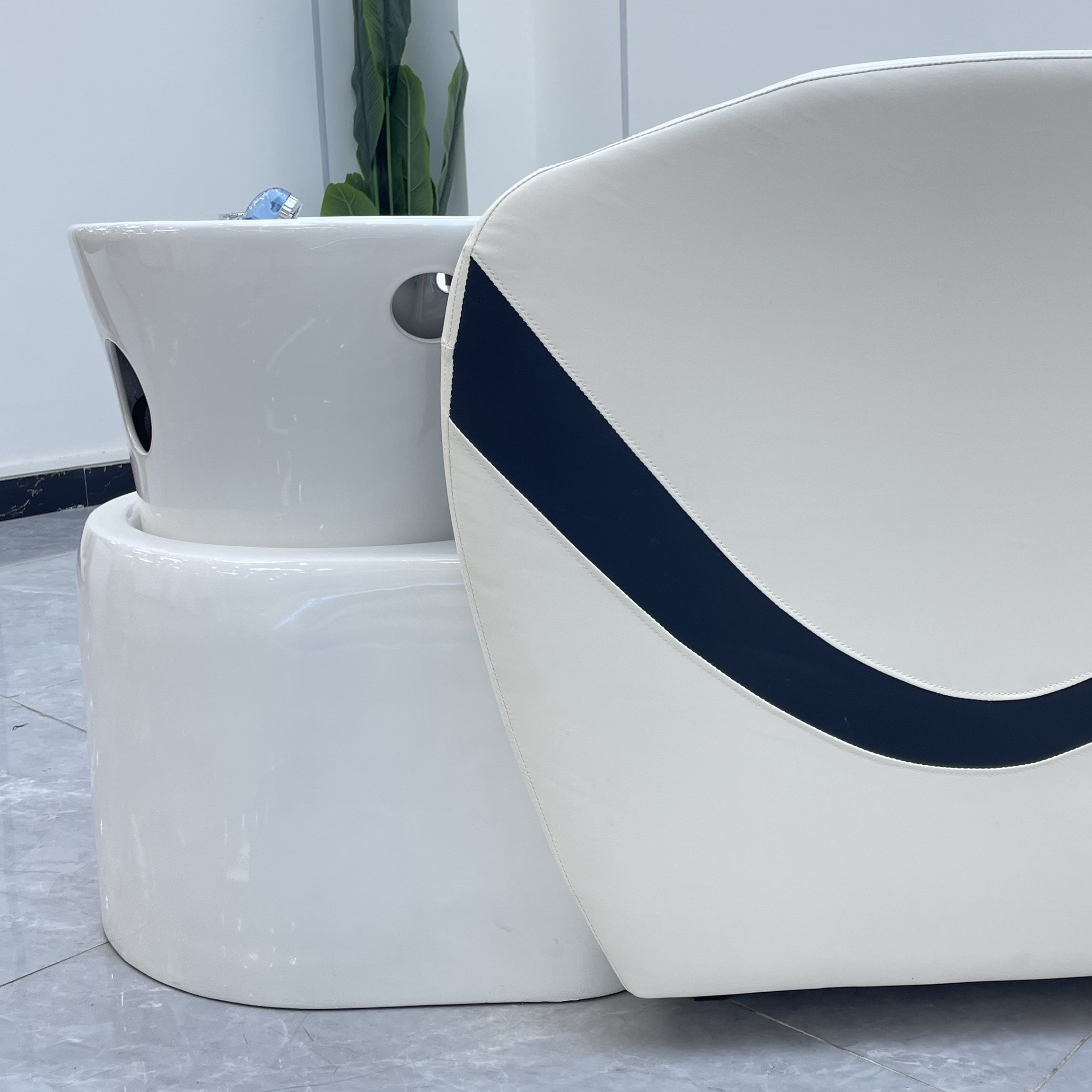 Luxury Beauty Hair shampoo bed hair salon washing chair head spa equipments watercirculation shampoo bowl