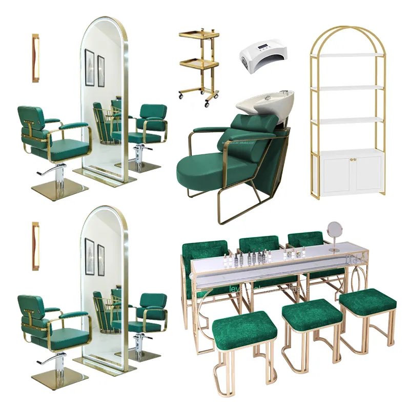 beauty salon and nail furniture set salon chair