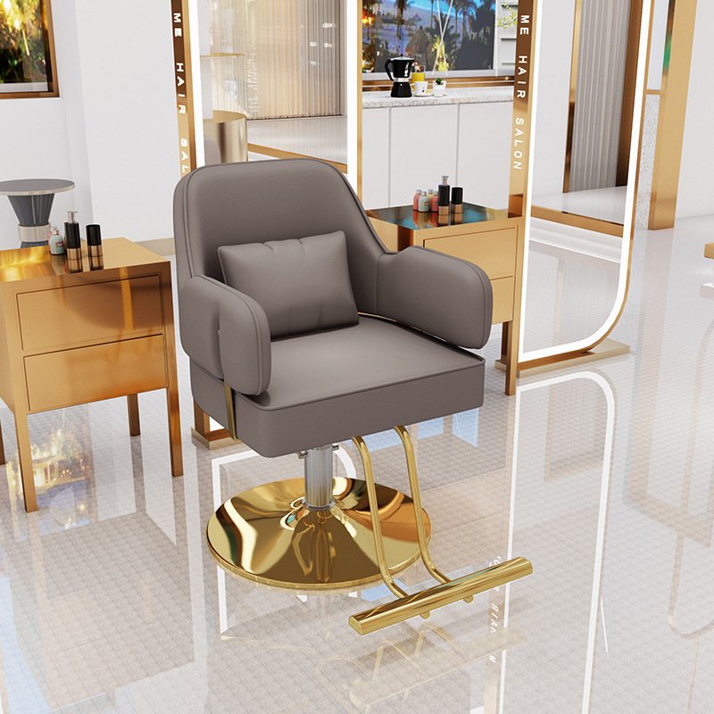 Luxury High Quality Hair Salon Haircut Chair For Beauty Salon Adjustable High Seat Barber Chair Salon