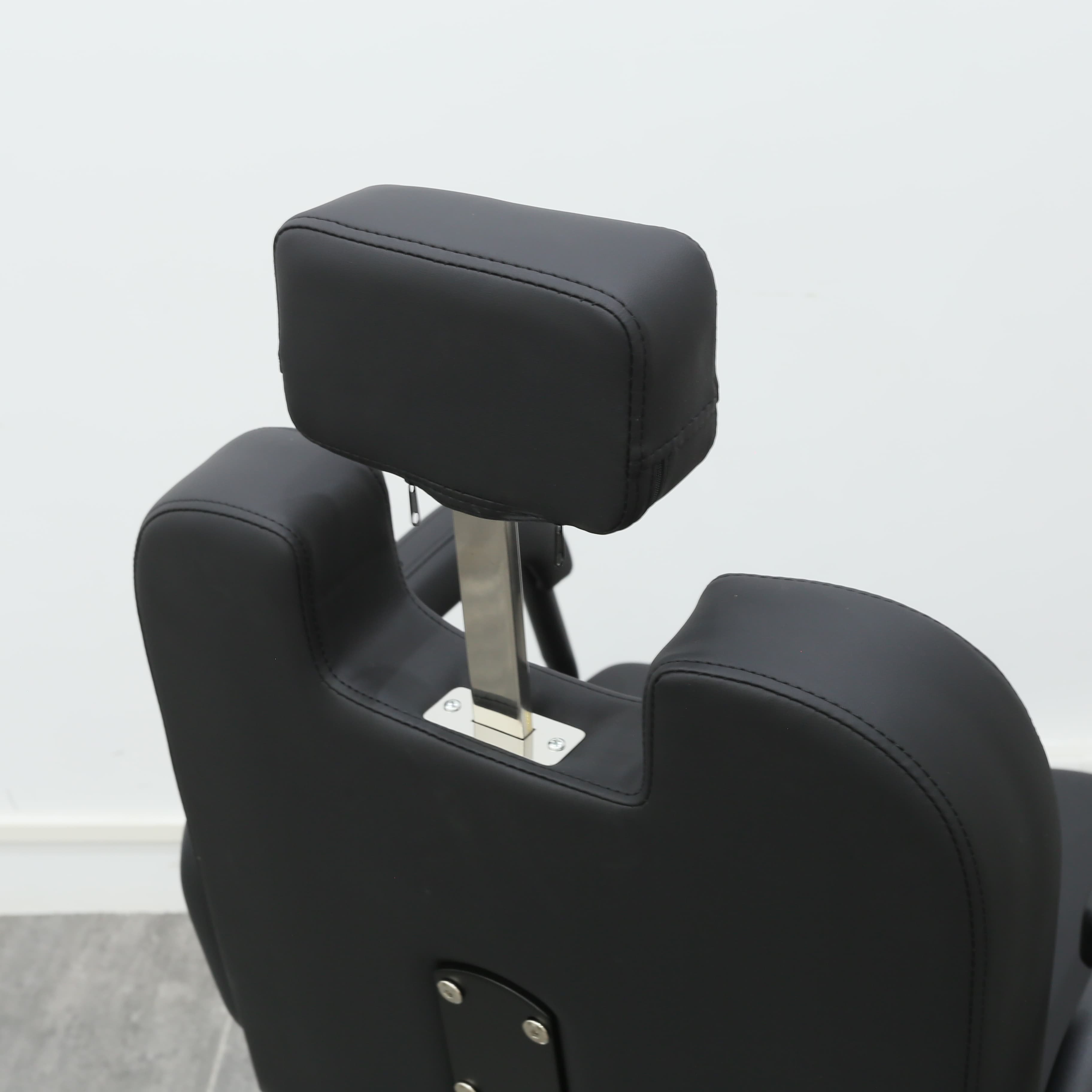 Barber Supplies Barbershop Salon Styling Chair Black Salon Chair Furniture Hydraulic Reclining Hairdressing Barber Chair