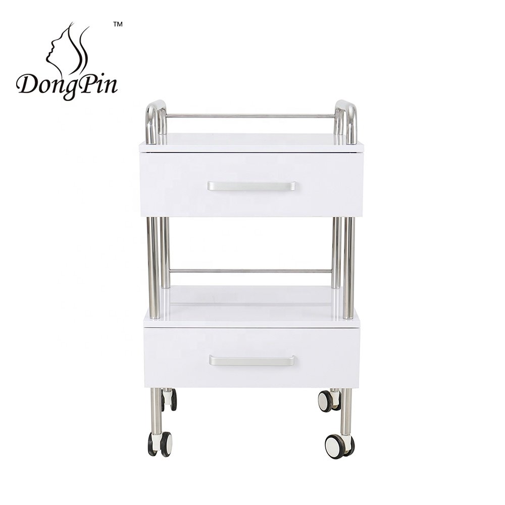 Tool trolley beauty cart hair salon facial trolley cart with drawers and wheels