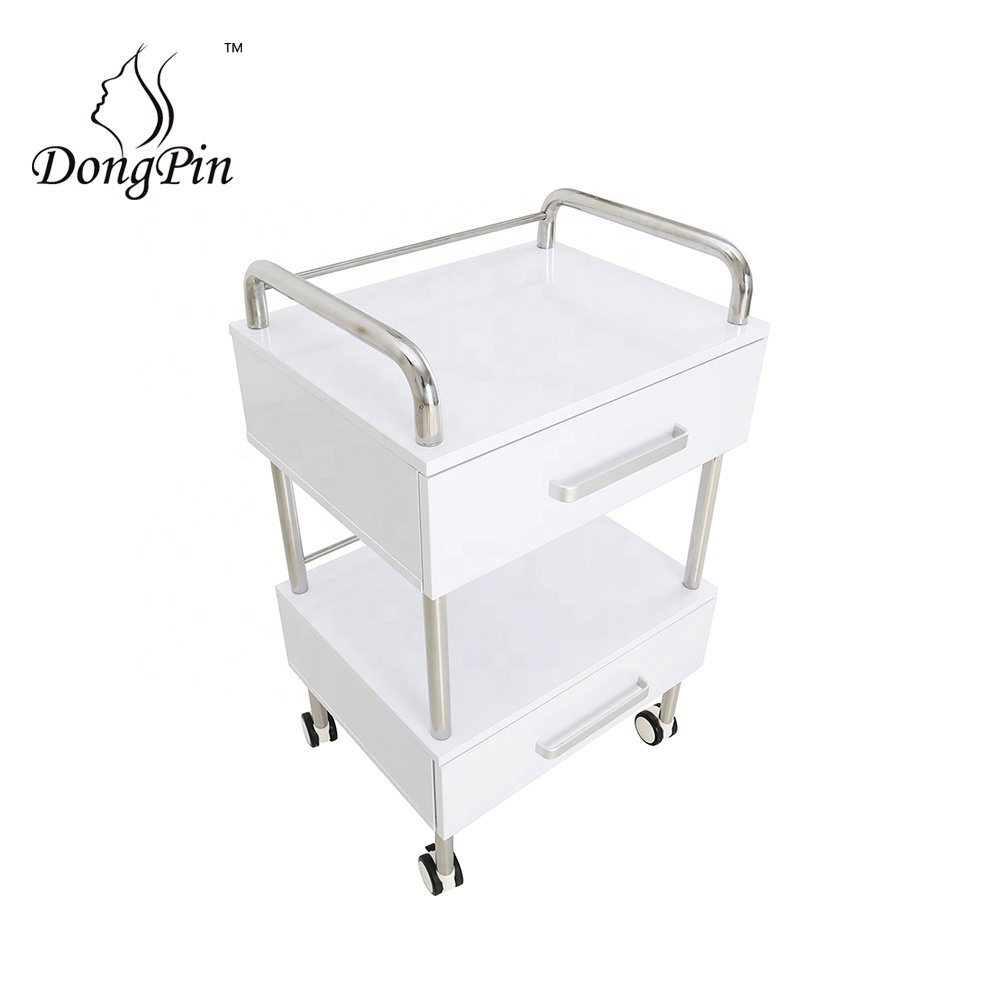 Tool trolley beauty cart hair salon facial trolley cart with drawers and wheels
