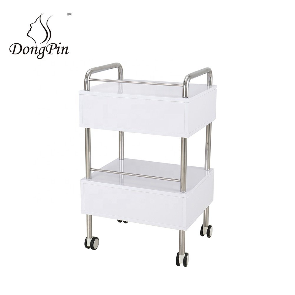 Tool trolley beauty cart hair salon facial trolley cart with drawers and wheels