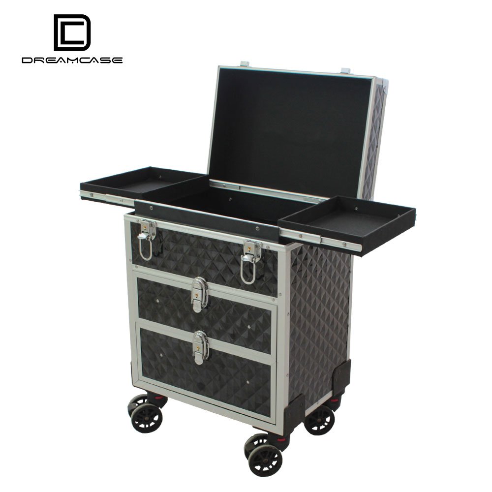 c salon trolley case for hair tool accessories hair dressing train case