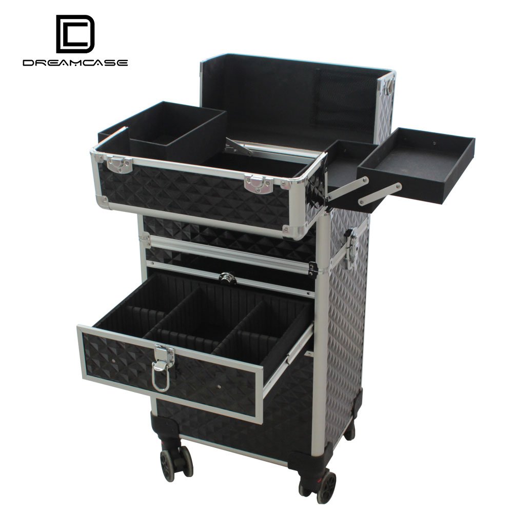 c salon trolley case for hair tool accessories hair dressing train case