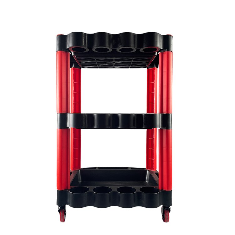 Garage Equipment Supply Trolley for Car Cleaning Tools Detailed Cleaning Storage and Organization