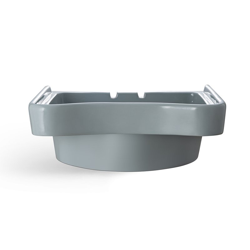 Gray Color Ceramic Salon Sink Shampoo Bowl Contemporary Shampoo Chairs Set Hair Salon Furniture Factory Directly Sell 50pcs