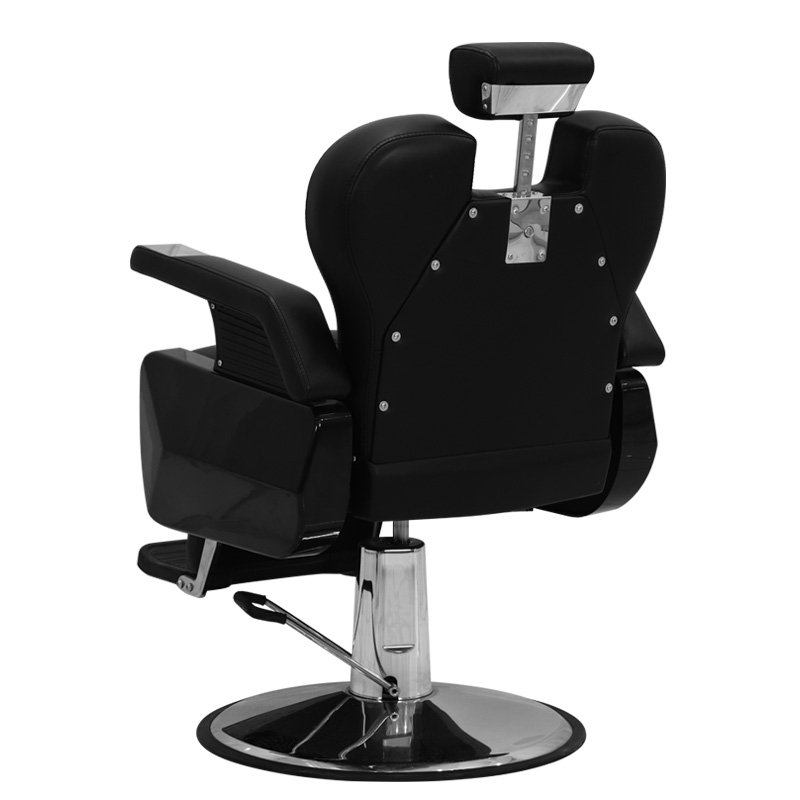 Hairdressing salon furniture black hair cut chair heavy lounger men Hairdressing chair