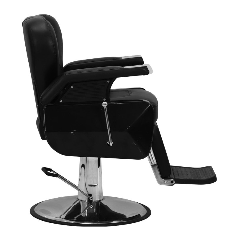 Hairdressing salon furniture black hair cut chair heavy lounger men Hairdressing chair