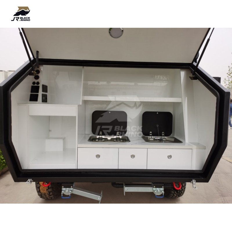 Camper Para Motorhome Fiberglass Caravan Off Road Small Camping Trailer Electric Rv Camper Motorhome Beauty Salon Caravan