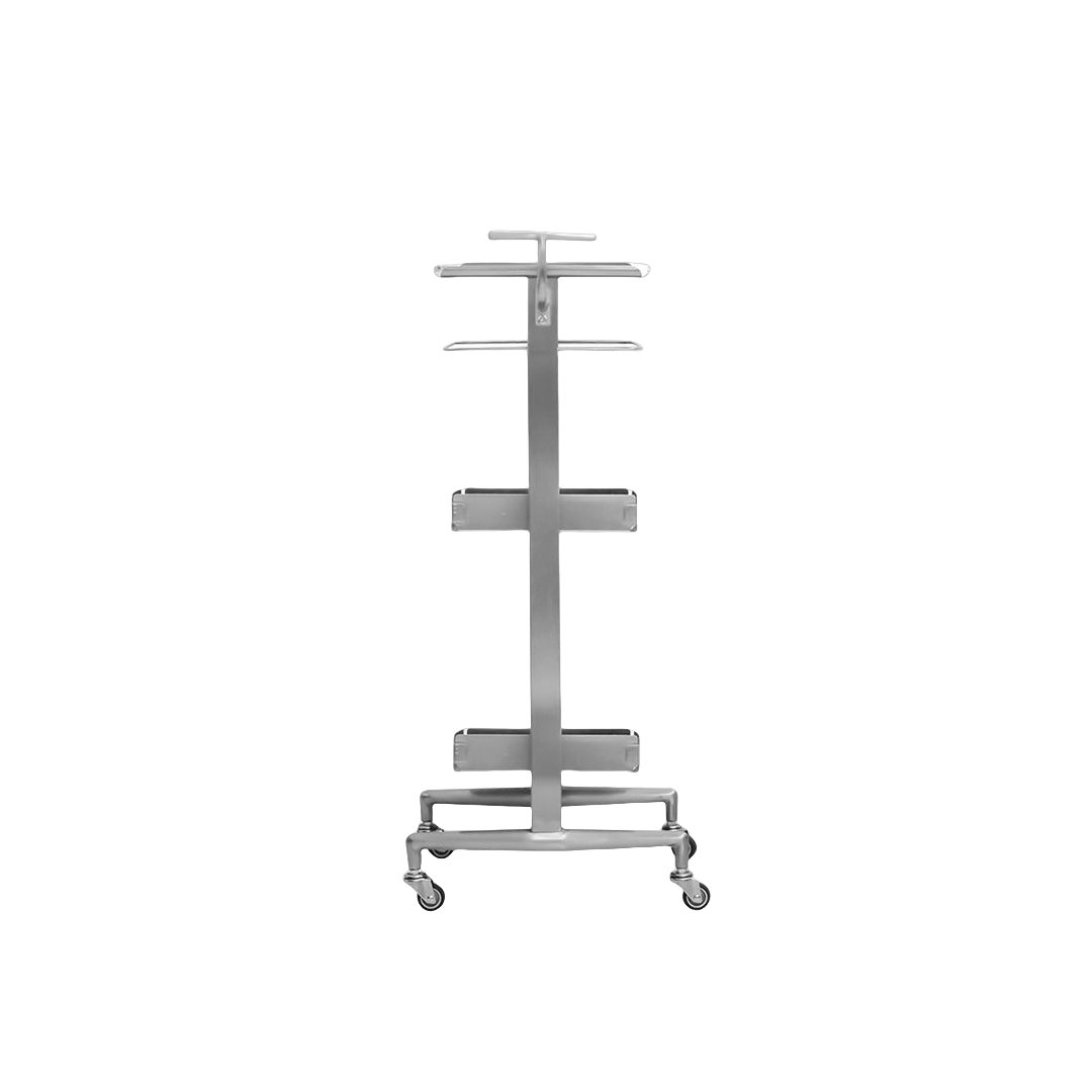 Commercial Furniture Smooth And Textured Stainless Steel Trolley For Beauty Salon For Wholesale