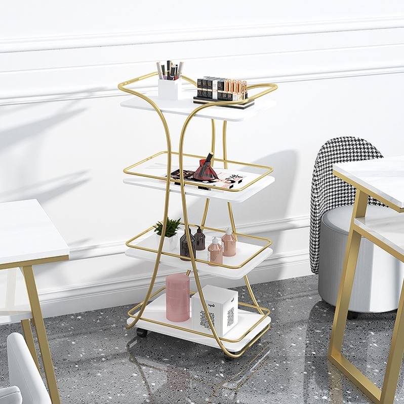Beauty Cart Hair Salon Tool Cart 3Tier Beauty Shelf Hair Salon Beauty Parlor Cart