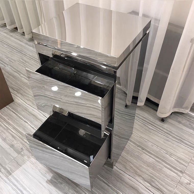 High quality hair salon stainless steel tool cabinet hairdressing storage cabinet with drawers