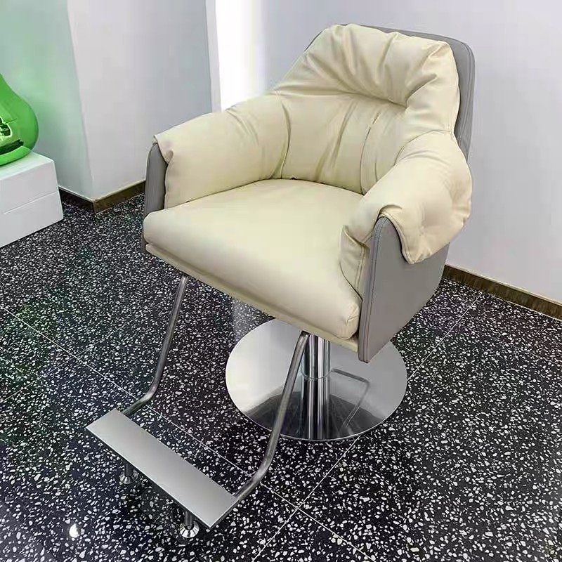 Wholesale price PU leather Stainless Steel Lifting Rotating Beauty salon Hair Cutting Styling Swivel Barber Chair
