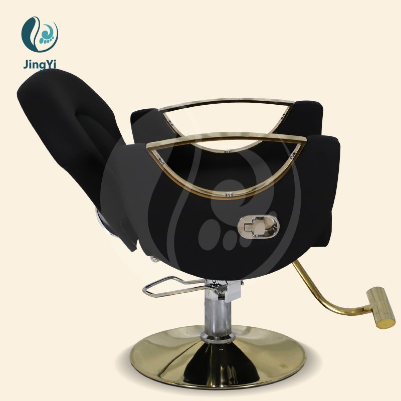 Reclinable Heavy Duty Beauty Salon Chairs Vintage Men Hair Stylist Chair Barber Shop Metal Barber Chairs For Workshop
