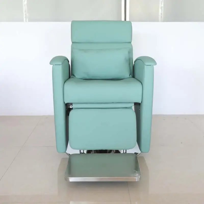 Hot Selling Electric Salon Furniture Reclining Barber Chair Stylist Chair Hydraulic PU Leather Barber Chair