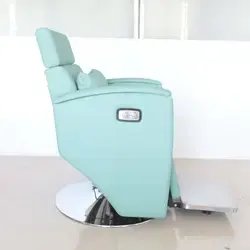 Hot Selling Electric Salon Furniture Reclining Barber Chair Stylist Chair Hydraulic PU Leather Barber Chair