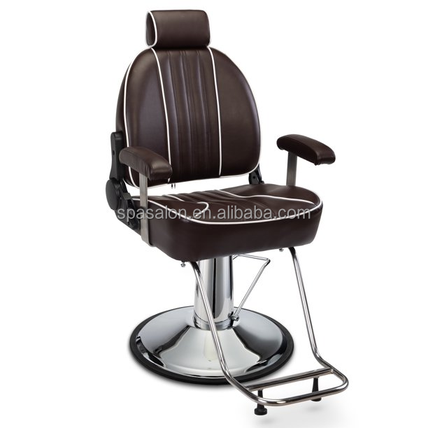 LMS modern professional black barber chair styling chair adjustable height custom salon chairs salon furniture for barber shop