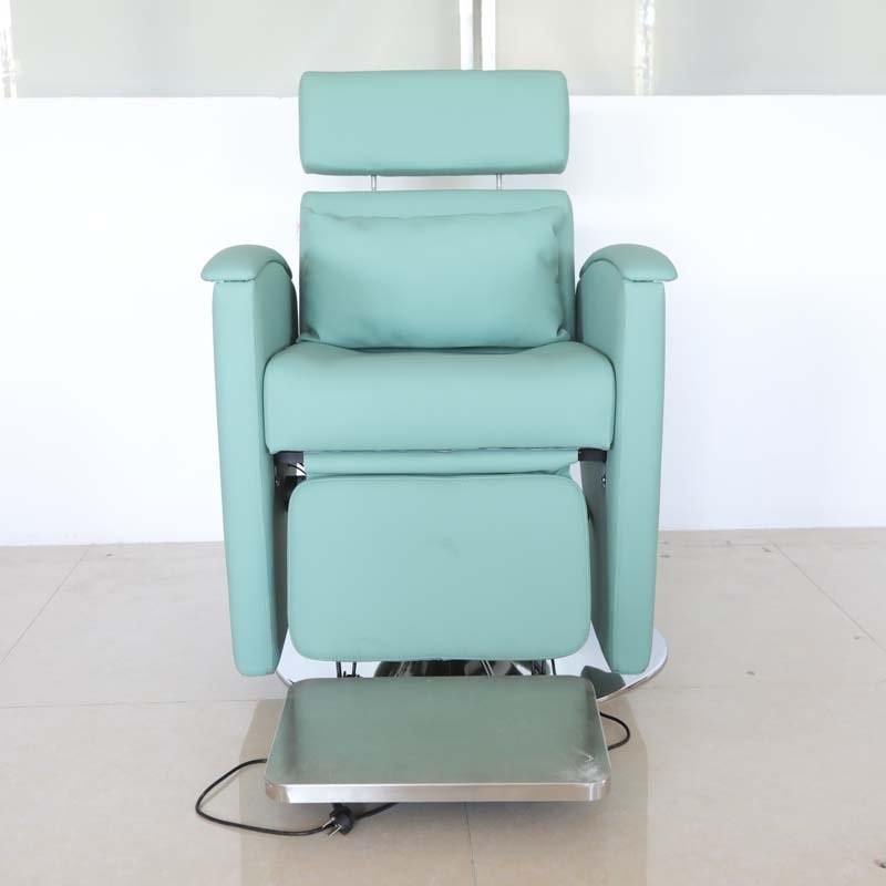 New hot selling electric inverted barber chair can be customized color stainless steel chassis high load bearing for barber shop