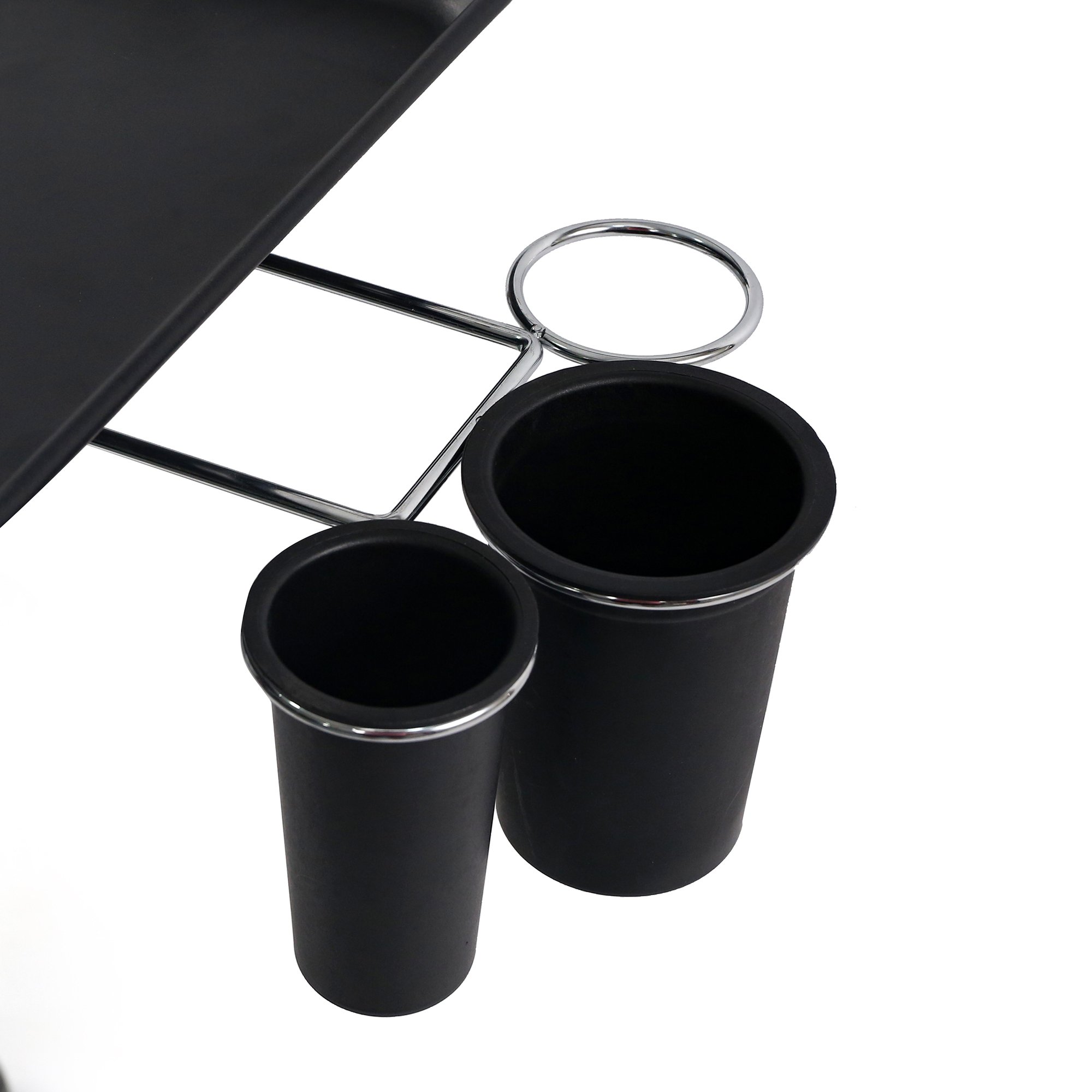 salon wholesalers black hair Dye stand with cup for hairdresser shop
