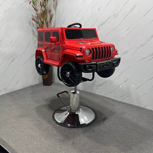 New Beauty Salon Special Barber Chair Children's Cartoon Car Seat Haircut Haircut Car Lift Chair Wholesale