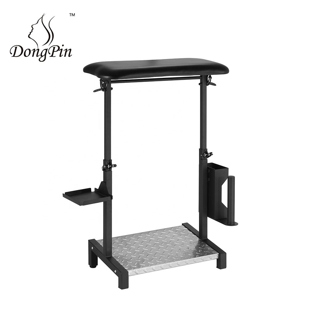 Square Tattoo Arm Rest Stand, Heavy Duty Iron Tattoo Armrest Adjustable Height and Tilt