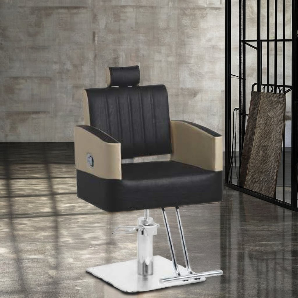 Luxury Barber Chair with Footrest Styling Chair Backrest/Height Adjustable for Salon & Dining for Living Room